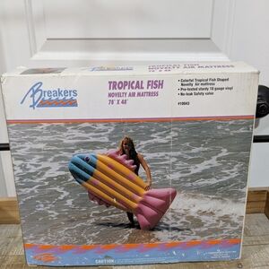 Tropical Fish Kids One Piece - Pink and Blue